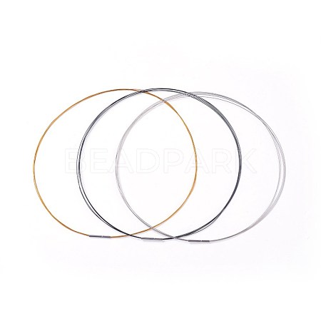 Steel Wire Necklace Making MAK-I011-08-1