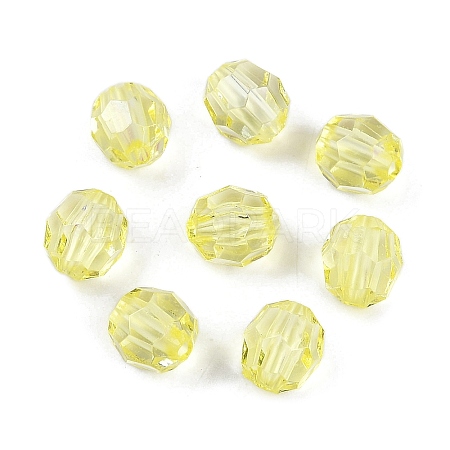 Transparent Acrylic Beads OACR-Q015-01C-1
