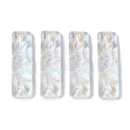 Baking Paint Glass Pendants GLAA-S202-16A-1