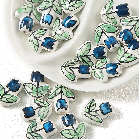 Handmade Porcelain Glazed Beads PW-WGF0CC5-03-1