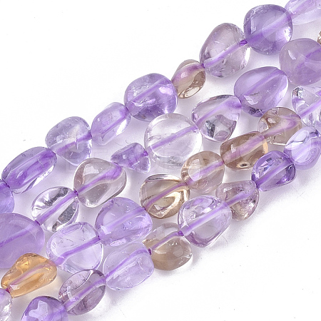 Natural Ametrine Beads Strands G-S363-052-1