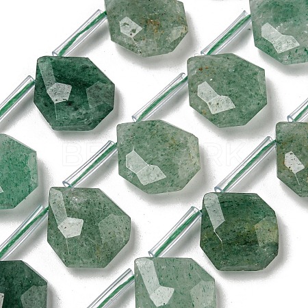 Natural Green Strawberry Quartz Beads Strands G-P544-C09-01-1