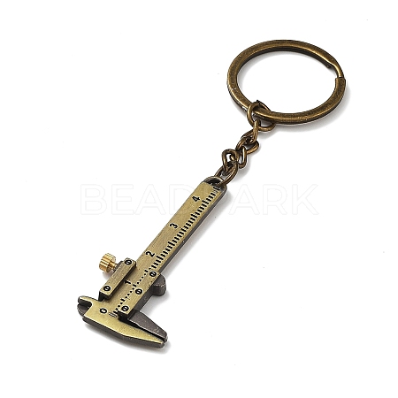 Alloy Vernier Caliper Pendant Keychain KEYC-M021-01AB-1