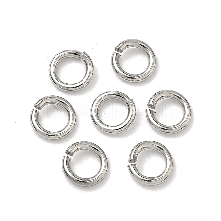 Tarnish Resistant 304 Stainless Steel Open Jump Rings STAS-R065-42-1