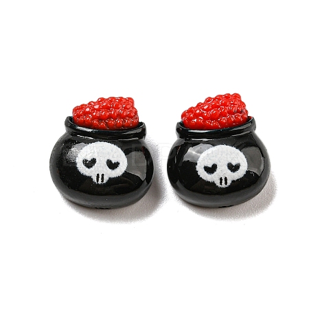 Halloween Theme Resin Decoden Cabochons RESI-C050-01K-1
