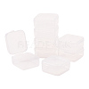 Transparent Plastic Bead Containers CON-YW0001-04-4