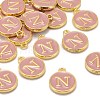 Golden Plated Alloy Enamel Charms ENAM-S118-07N-4