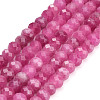 Faceted Dyed Natural White Jade Beads Strands GG-CBAE966-01B-R-2