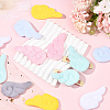 48Pcs 6 Colors Cloth Ornament Accessories DIY-SC0032-26-5