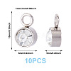 10Pcs Glass Rhinestone Charms STAS-TA0003-26F-3