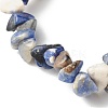 Natural Sodalite Beads Stretch Bracelets for Children BJEW-JB06388-03-4