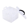 (Defective Closeout Sale: Cracks) 14 Grids Plastic Handled Organizers AJEW-XCP0002-55-2