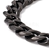 Ion Plating(IP) 304 Stainless Steel Curb Chains Bracelet for Men Women BJEW-B063-01B-3