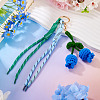Polyester Pendant Keychains KEYC-TADJ0001-06B-3