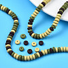 Handmade Polymer Clay Beads Strands CLAY-N008-008W-3