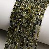 Natural Green Tourmaline Beads Strands GG-CBAA9B4-B01-01-1