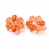 Transparent Acrylic Bead Frames TACR-S153-01A-84-2