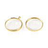 Ion Plating(IP) 304 Stainless Stee Locket Pendants STAS-S132-15G-01-2