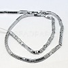 Electroplate Non-magnetic Synthetic Hematite Beads Strands G-J174-3x3mm-01-2