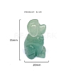 Natural Green Aventurine Carved Healing Dog Figurines PW-WG27263-01-3