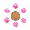 Transparent Acrylic Beads TACR-S154-10A-82-3