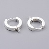 304 Stainless Steel Huggie Hoop Earrings Findings STAS-I167-01A-S-2
