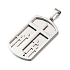 Easter 304 Stainless Steel Pendants STAS-E527-06P-2