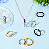 12Pcs 6 Size 201 Stainless Steel Grooved Finger Ring Settings RJEW-TA0001-06EB-6