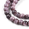Baking Paint Glass Beads Strands DGLA-N003-4mm-C09-4