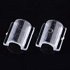 Transparent AS Plastic Base Buckle Hair Findings FIND-T064-005B-2