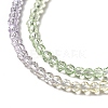 Transparent Gradient Color Glass Beads Strands X1-GLAA-H021-01B-11-3