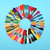 50 Skeins 50 Colors 6-Ply Polycotton Embroidery Floss PW-WG50154-01-1