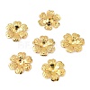6-Petal Iron Bead Caps IFIN-WH0070-03G-2