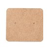 Blank Kraft Paper Earring Display Cards LS-CDIS-G005-05-2