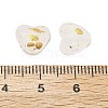 Frosted Transparent Acrylic Beads OACR-F013-10-3