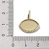 Real 18K Gold Plated Brass Micro Pave Cubic Zirconia Pendants KK-L209-072G-01-3