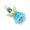 Glass Pendants PALLOY-MZ01015-4