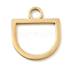 304 Stainless Steel Pendants STAS-P433-13B-G-1