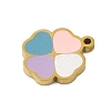 304 Stainless Steel Enamel Charms STAS-P377-06G-2