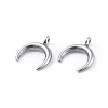 Non-Tarnish 304 Stainless Steel Pendants STAS-L218-16P-2