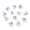 Electroplate Glass Charms G030V10mm-001GL-1
