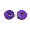 Handmade Polymer Clay Beads X-CLAY-Q251-6.0mm-98-3
