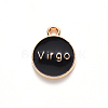 Alloy Enamel Pendants ENAM-S124-01A-08B-3