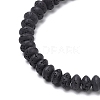 Synthetic Lava Rock Beads Strands G-B087-02A-10-3