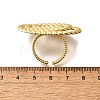 Brass Cuff Rings for Women RJEW-Q008-03G-3