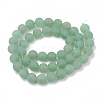 Natural Green Aventurine Beads Strands G-T106-175-3