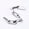 304 Stainless Steel Paperclip Chains CHS-D031-02P-1