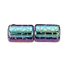Electroplate Glass Beads EGLA-Q137-01A-H03-1