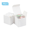 Foldable Creative Kraft Paper Box CON-WH0062-04B-5