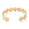 304 Stainless Steel Cuff Bangles for Women LS-BJEW-K263-05G-06-3